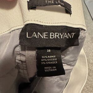 Lane Bryant Light Gray Trousers